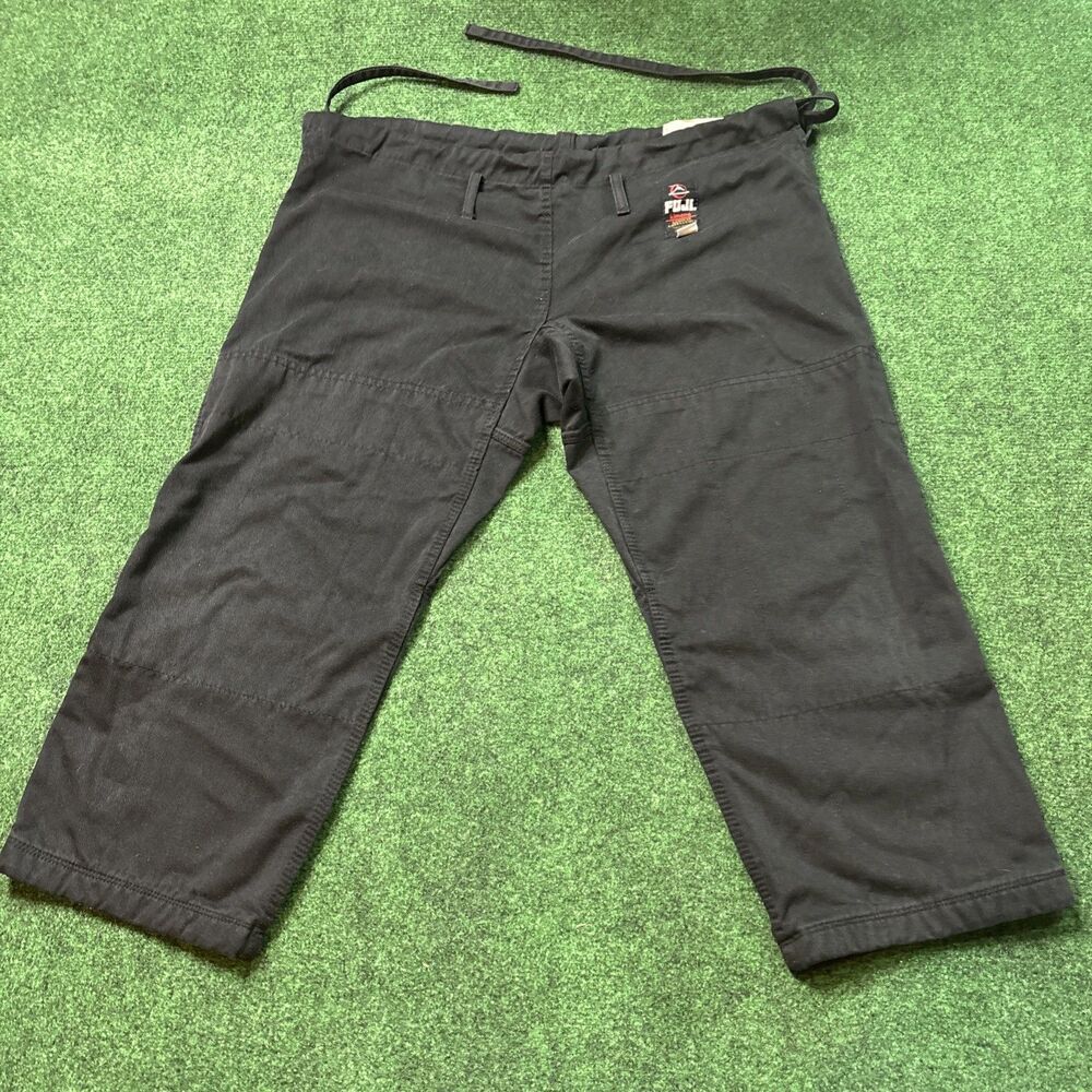 Fuji Kimono Jiu Jitsu Mens A2 Martial Arts Pants Only Black